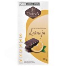 TABLETE CHOCOLATE COM PEDAÇOS DE LARANJA 80G